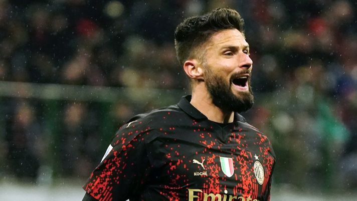 Olivier Giroud AC Milan Milan-Atalanta 2-0 Serie A 2022-2023