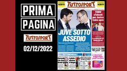 Prima pagina Tuttosport: “Juve sotto assedio”