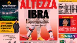 Prima Pagina, La Gazzetta dello Sport: “Altezza Ibra. Milan-Scamacca, la mossa delle torri”