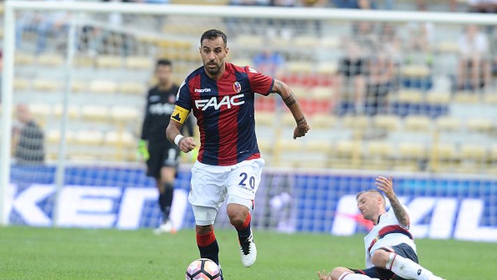 BOLOGNA, ITALY - OCTOBER 02: Domenico Maietta # 20 of Bologna FC in action during the Serie A match between Bologna FC and Genoa CFC at Stadio Renato Dall'Ara on October 2, 2016 in Bologna, Italy. (Photo by Mario Carlini / Iguana Press/Getty Images) BOLOGNA, ITALY - OCTOBER 02: Domenico Maietta # 20 of Bologna FC in action during the Serie A match between Bologna FC and Genoa CFC at Stadio Renato Dall'Ara on October 2, 2016 in Bologna, Italy. (Photo by Mario Carlini / Iguana Press/Getty Images)