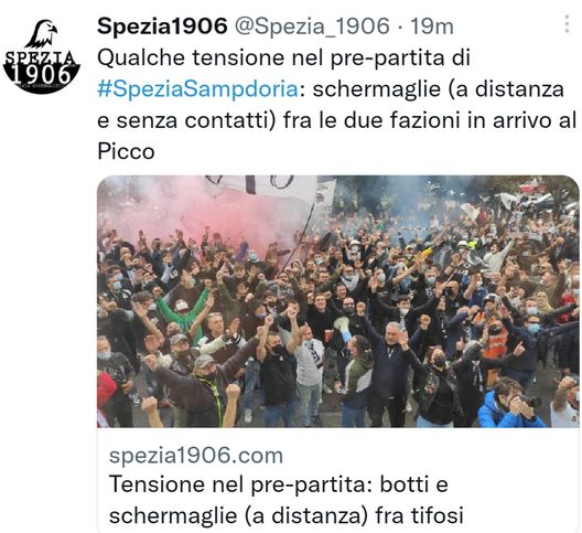 Derby ligure, tifoserie a rischio scontri a Spezia: poi la Polizia in assetto anti-sommossa- immagine 2