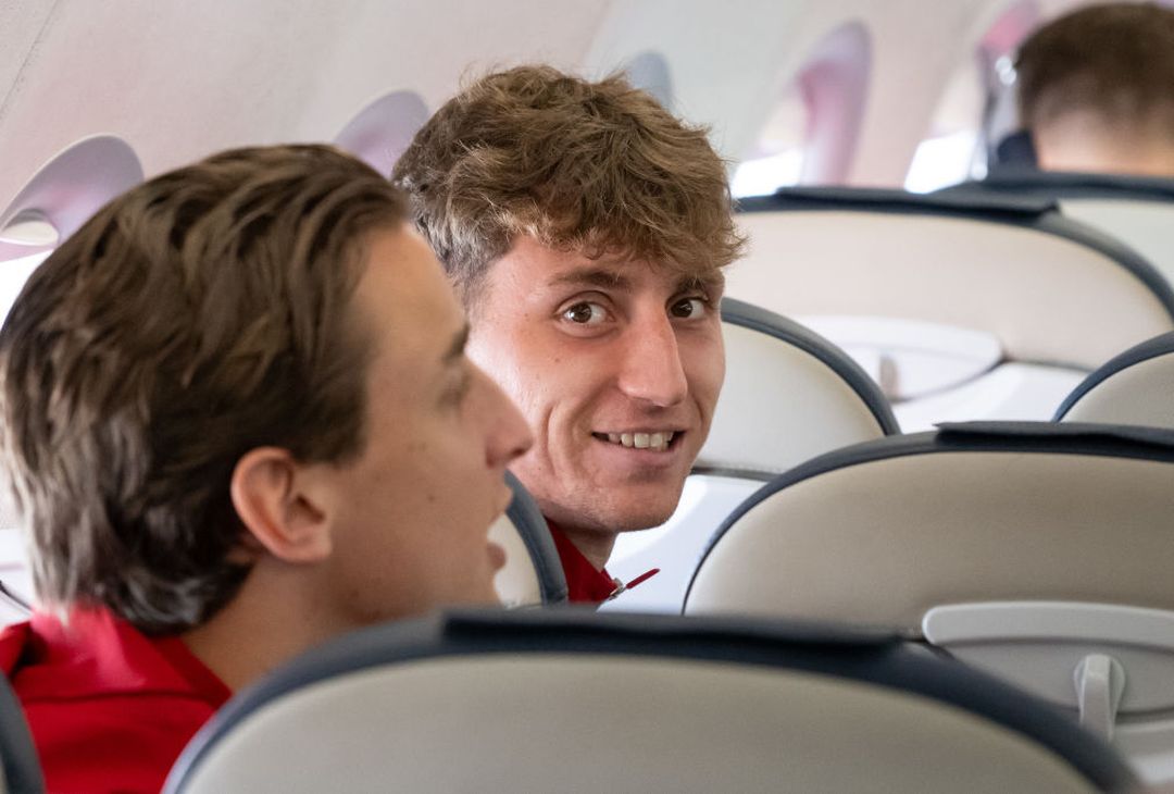 Il viaggio della Roma verso Brighton – FOTO GALLERY- immagine 1