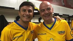 SOCIAL / Inter, Zanetti presente alla Partita del Cuore: “Con il presidente Infantino e…”