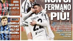 Prima Pagina, Tuttosport: “Juve d’acciaio: non si ferma più! Con Nicola è rimonToro”