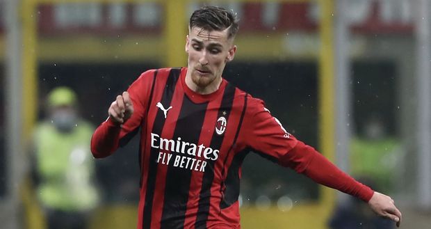 Alexis Saelemaekers (centrocampista AC Milan), qui durante Milan-Porto (Champions League 2021-2022) | News (Getty Images) Alexis Saelemaekers AC Milan