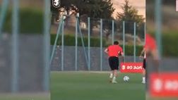 VIDEO Napoli, Kvaratskhelia incanta in allenamento con la Georgia: che punizioni!
