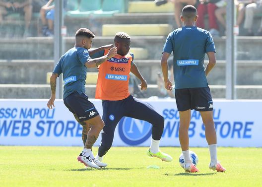 CASTEL DI SANGRO, ITALY - AUGUST 06: Vìctor Osimhen of Napoli during an SSC Napoli training session on August 06, 2021 in Castel di Sangro, Italy. (Photo by SSC NAPOLI/SSC NAPOLI via Getty Images) CASTEL DI SANGRO, ITALY - AUGUST 06: Vìctor Osimhen of Napoli during an SSC Napoli training session on August 06, 2021 in Castel di Sangro, Italy. (Photo by SSC NAPOLI/SSC NAPOLI via Getty Images)