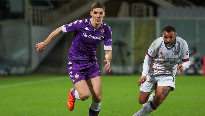 GERMOGLI PH 10 GENNAIO 2020 CAMPIONATO SERIE A DI CALCIO STADIO ARTEMIO FRANCHI FIORENTINA VS CAGLIARI NELLA FOTO MILENKOVIC 