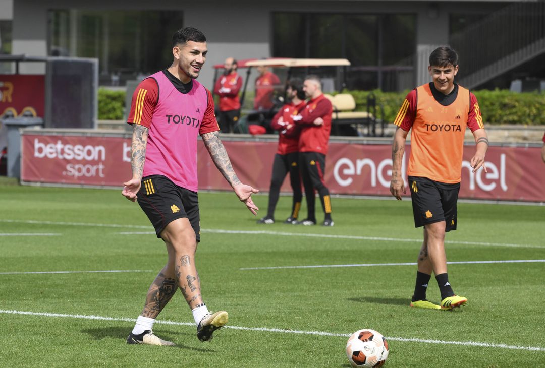 Roma, l’allenamento a due giorni dal Milan – FOTOGALLERY - immagine 12