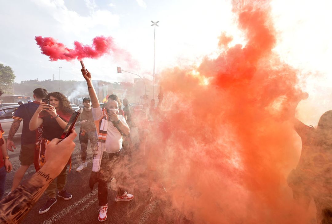 Roma-Feyenoord, all’Olimpico oltre 50mila tifosi – FOTO GALLERY - immagine 2