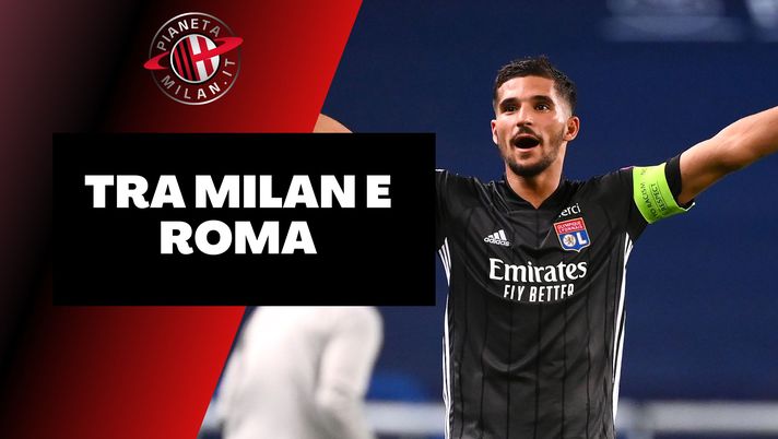 Aouar centrocampista Lione obiettivo AC Milan