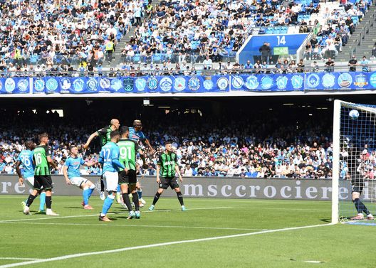 (Photo by SSC NAPOLI via Getty Images) osimhen napoli sassuolo