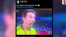 VIDEO Atalanta-Juventus, i meme a le lacrime: Gigi Buffon incoronato re dei social