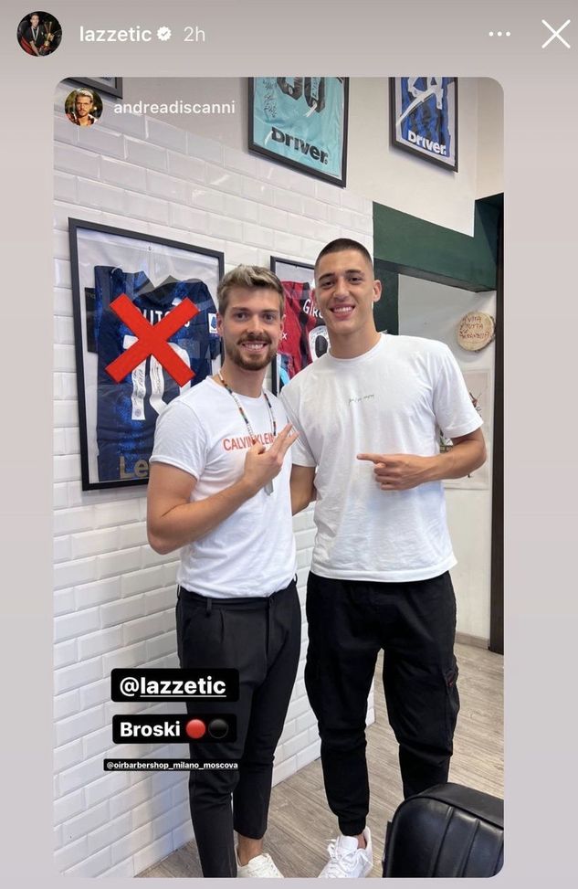 Lazetic AC Milan social