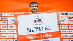 Ciclismo, Ganna stratosferico: record mondiale sull’Ora con tempo pazzesco