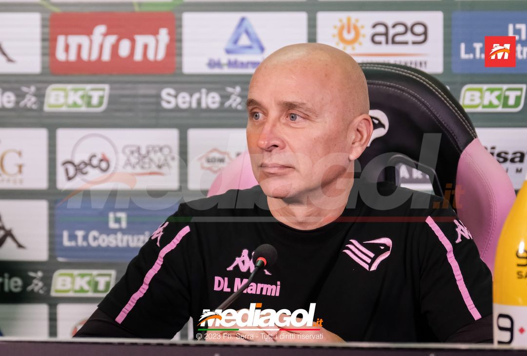 FOTO PALERMO, verso il Bari: Mister Corini in sala stampa (Gallery) - immagine 3