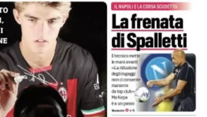 IL NAPOLI SUI MEDIA – Le prime pagine dei giornali di oggi 03 agosto 2022 - immagine 1