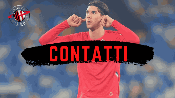 Dusan Vlahovic, obiettivo di mercato del Milan. Contatti rossoneri con l'agente (Getty Images) 