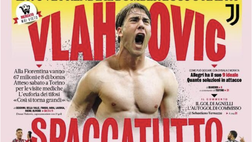 Prima Pagina, Gazzetta dello Sport: “Vlahovic spaccatutto. Milan, ecco Lazetic”