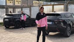 VIDEO Palermo da Santa Rosalia, arrivano allo stadio Soleri, Giron, Massolo e Lancini