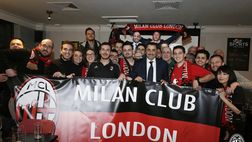 Mirabelli: “Un onore incontrare il Milan Club London”