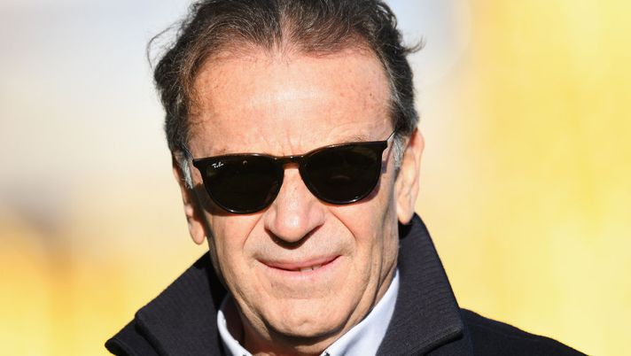 PARMA, ITALY - DECEMBER 22:  Brescia Calcio President Massimo Cellino looks on during the Serie A match between Parma Calcio and Brescia Calcio at Stadio Ennio Tardini on December 22, 2019 in Parma, Italy.  (Photo by Alessandro Sabattini/Getty Images) 