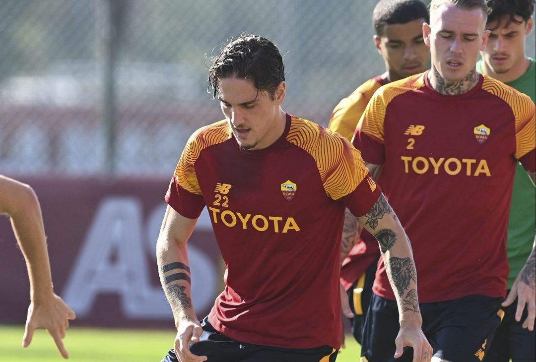 Trigoria, ripresa in vista della Samp: in campo Zaniolo e Karsdorp – FOTO GALLERY - immagine 7