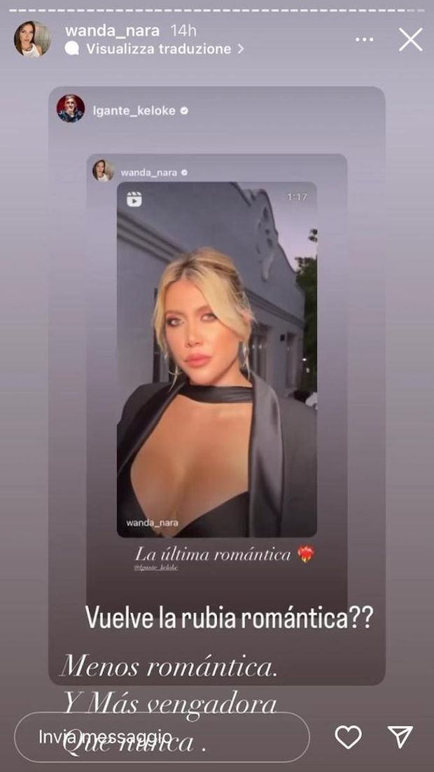 Frizioni tra Wanda e L-Gante? Il rapper: “La bionda romantica sta tornando?”, risposta secca- immagine 2