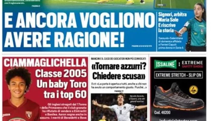 EDICOLA TS – Asllani: “Inter, sono pronto a fare il Brozovic. Credo molto nello scudetto” - immagine 1