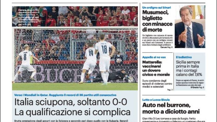 Prima Pagina, Giornale di Sicilia: “La beffa degli assunti a tempo”  Prima Pagina, Giornale di Sicilia: “La beffa degli assunti a tempo”