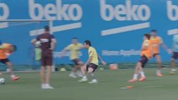 Video – Messi, Liga avvertita: gol da chirurgo in allenamento