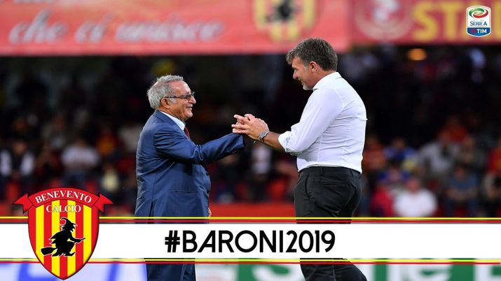 Benevento: ufficiale, Marco Baroni rinnova fino al 2019 