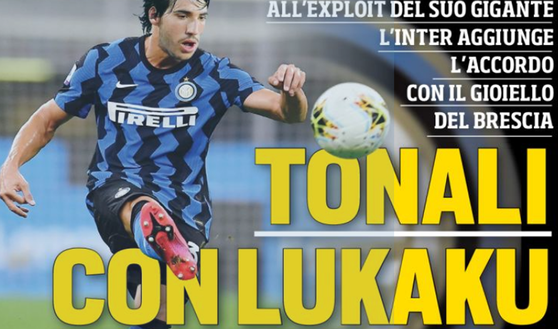 La prima pagina del Corriere dello Sport La prima pagina del Corriere dello Sport