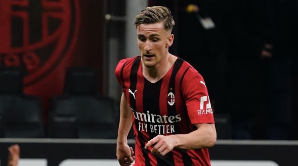 Alexis Saelemaekers AC Milan Milan-Genoa 2-0 Serie A 2021-2022