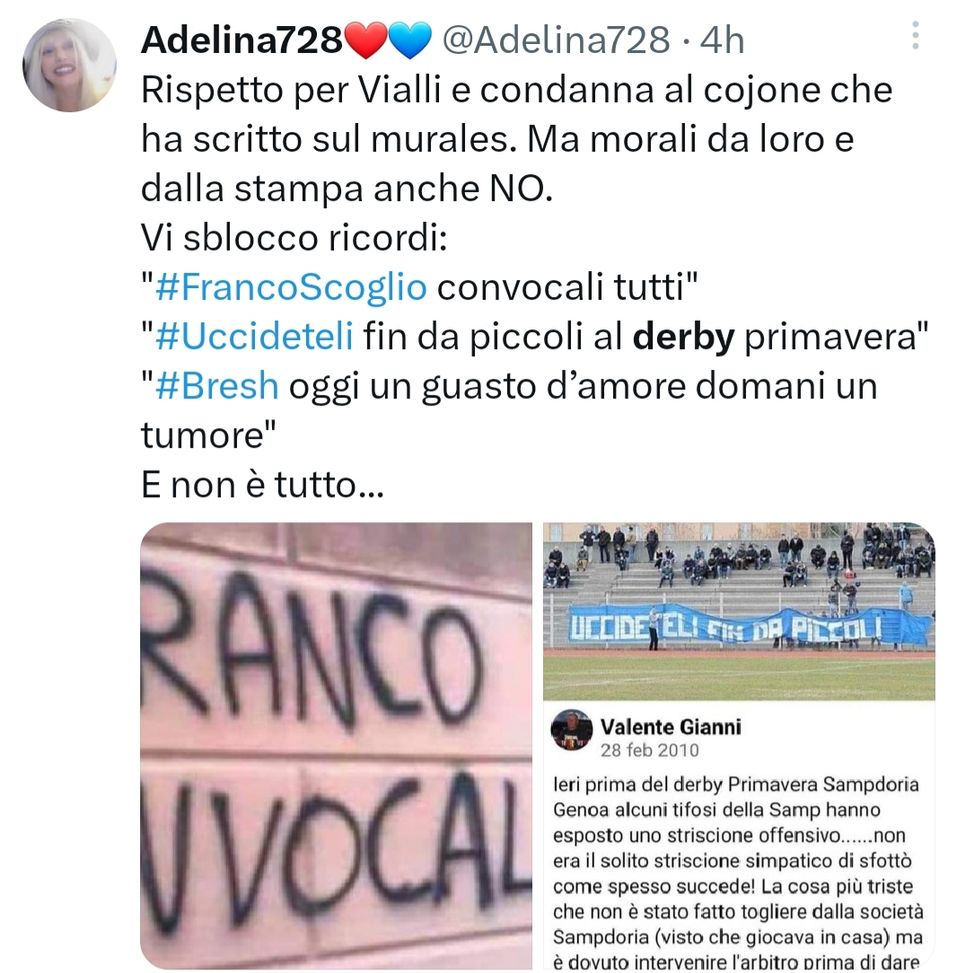 Volgarità e vandalismi a Genova Quinto: i genoani “Avete ragione, ma non fateci la morale”- immagine 2