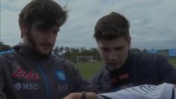 VIDEO El Chiringuito Tv raggiunge Kvara, in regalo la maglia di Guti: la reazione