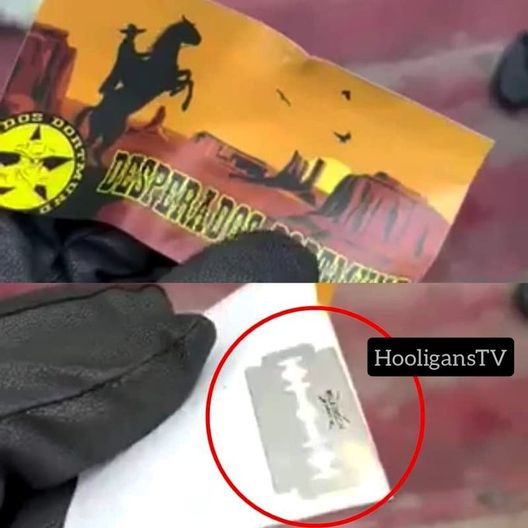 Borussia Dortmund, gli ultras lasciano a Magonza adesivi armati con delle lamette- immagine 2