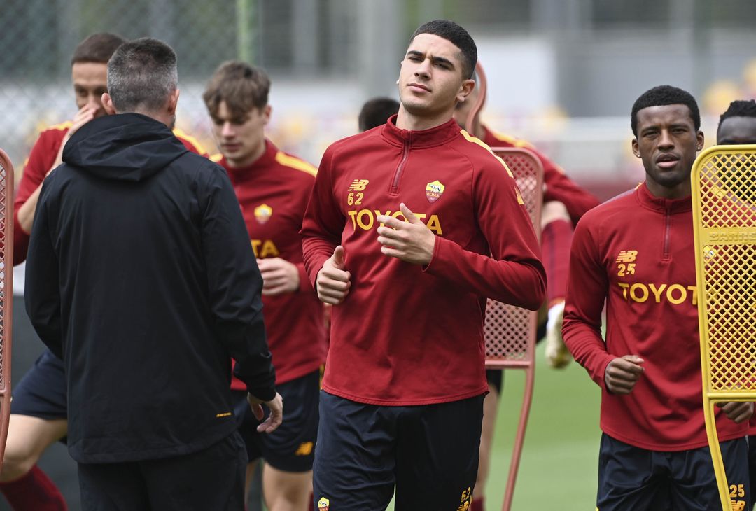 Roma, la rifinitura alla vigilia del Bayer Leverkusen – FOTO GALLERY - immagine 19