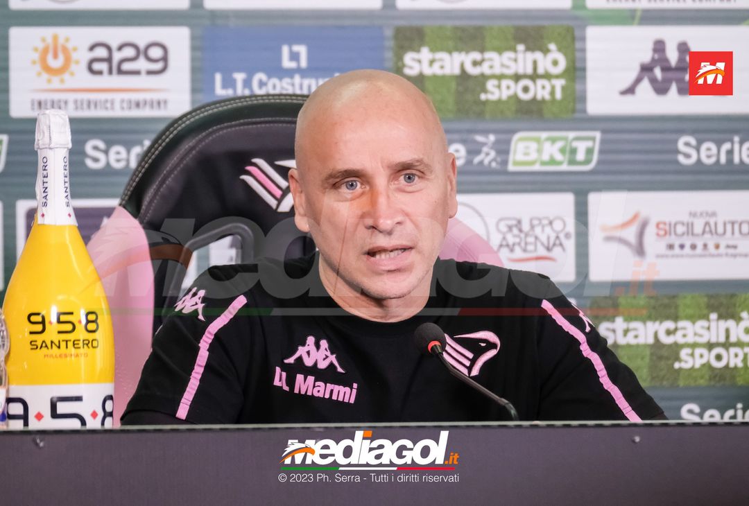 FOTO PALERMO, verso la Reggina: Mister Corini in conferenza stampa (Gallery) - immagine 11