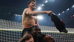 Brahim Diaz, gol capolavoro e festa… sulle spalle di Leao! | VIDEO