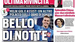 Prima Pagina, Corriere dello Sport: “Bello di notte. Higuain, ultima rivincita. Lautaro fa volare l’Inter…”