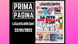 Prima pagina Gazzetta dello Sport: “La Juve non molla”