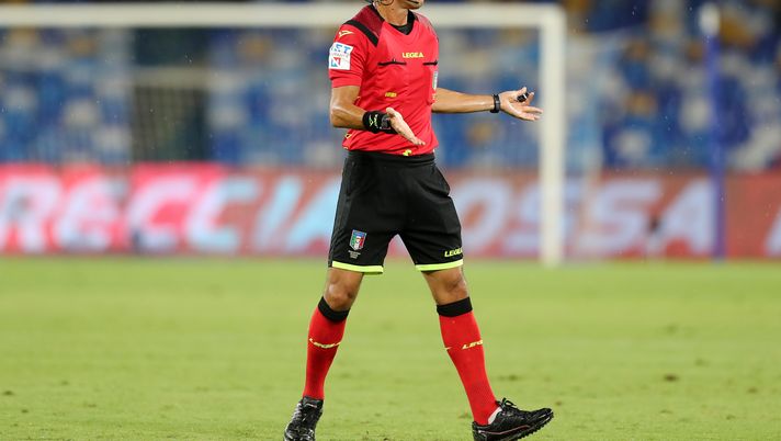 Gianpaolo Calvarese in Napoli-Lazio (Getty Images) 