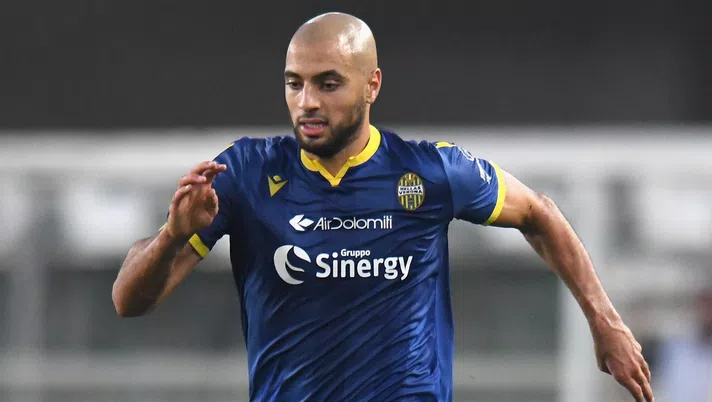Sofyan Amrabat, centrocampista del Verona (credits: GETTY Images)