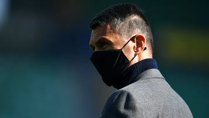 Paolo Maldini (direttore tecnico AC Milan), qui prima di Verona-Milan 0-2 (Serie A 2020-2021) | News (Getty Images)