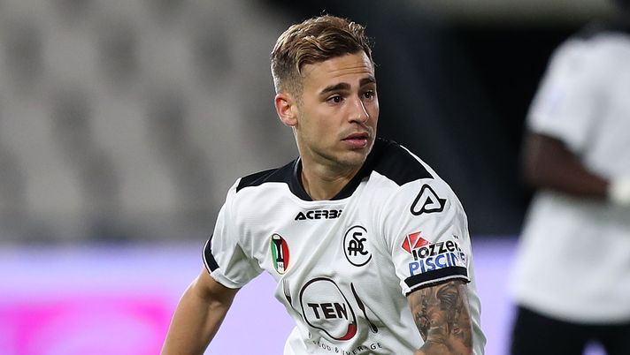 LA SPEZIA, ITALY - DECEMBER 23: Matteo Ricci of Spezia Calcio in action during the Serie A match between Spezia Calcio and Genoa CFC at Stadio Alberto Picco on December 23, 2020 in La Spezia, Italy.  (Photo by Gabriele Maltinti/Getty Images) 