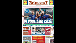 Prima Pagina, Tuttosport: “Vi vogliamo così! La spinta di Palermo…”