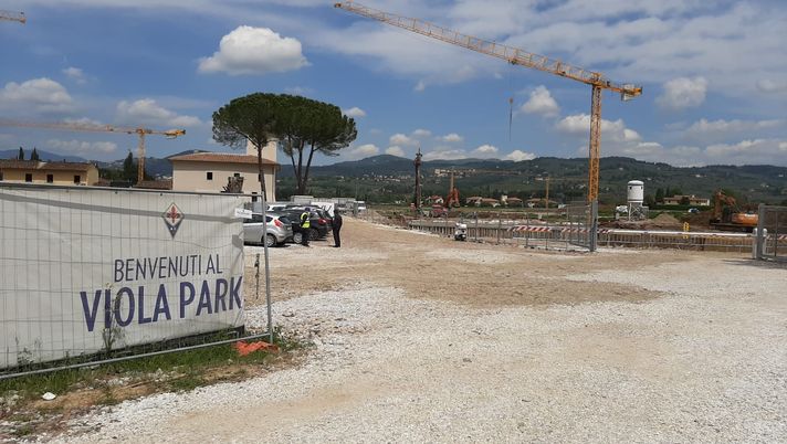 I grandi ex viola domenica in visita al Viola Park: guida De Sisti Viola Park