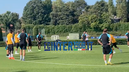 VIDEO FCIN1908 / Plzen-Inter, la rifinitura: il torello dei nerazzurri. Onana protagonista