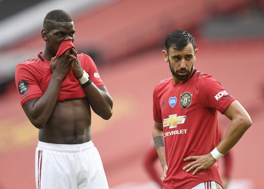 Pogba Bruno fernandes (getty images) Pogba Bruno fernandes (getty images)